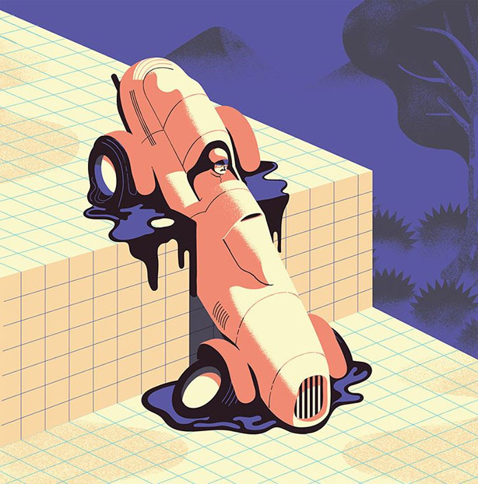 Surreal illustration. Surreal illustration.
