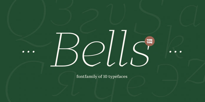 TT Bells, a serif font family from TypeType.