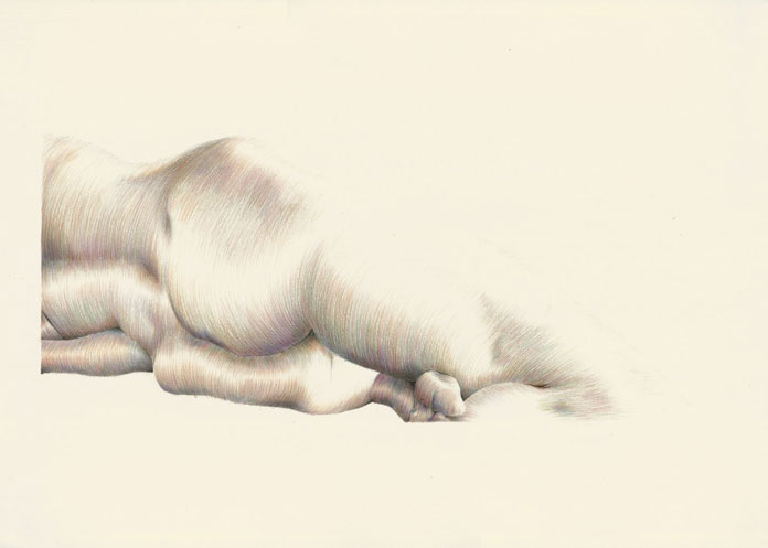 Number IV, drawing from 2014. Number IV, drawing from 2014.