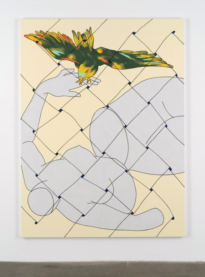 Caitlin Keogh, Headless Woman with Parrot, 2016