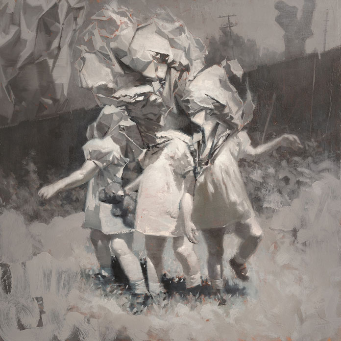 Cerberus – 24 x 24 inches, oil on canvas.