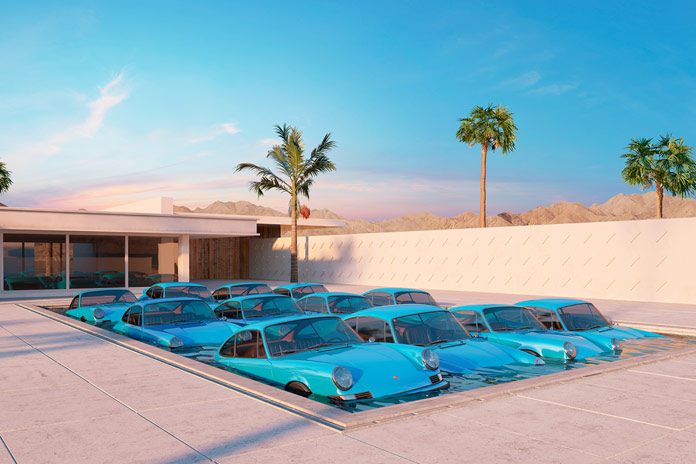 Porsche 911 Carrera – digital artworks by Christopher Labrooy.