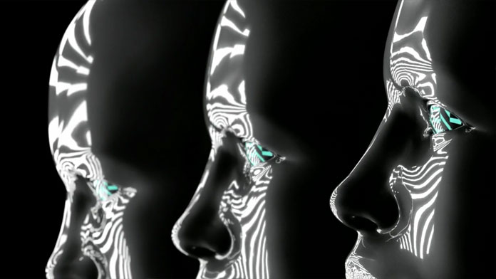 Modelling and animation created in Cinema 4D.