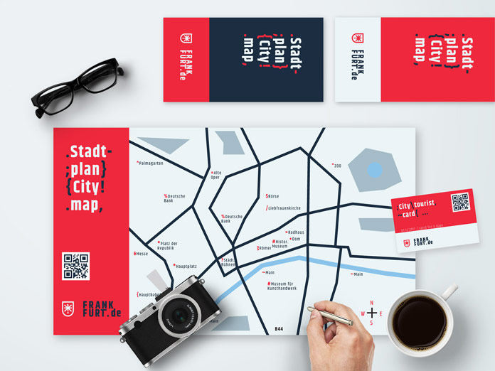 City map for tourists. City map for tourists.