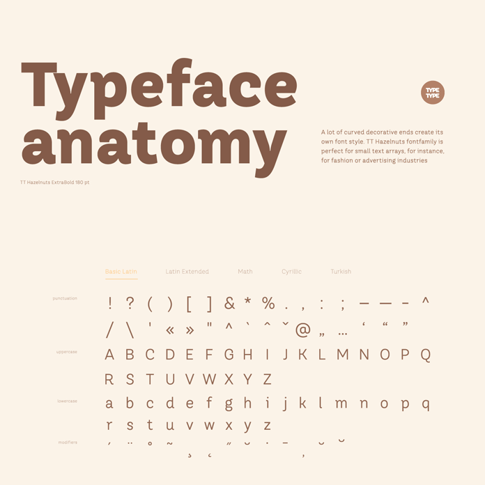 Curvy sans serif for multi purpose.