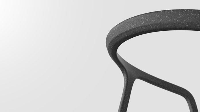 Close up of the modern material.