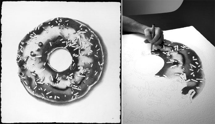 Donut with work in progress.