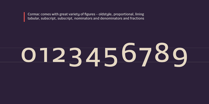 Cormac fonts, figure options.