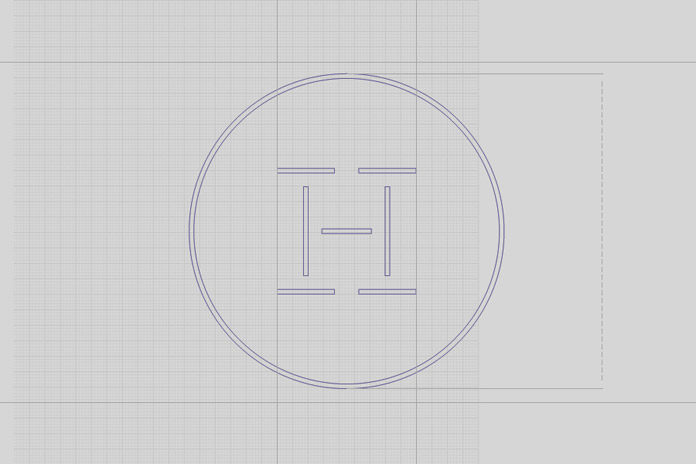 Simple and geometric logo construction. Simple and geometric logo construction.