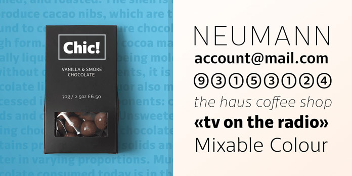 Cormac font family, example of use.