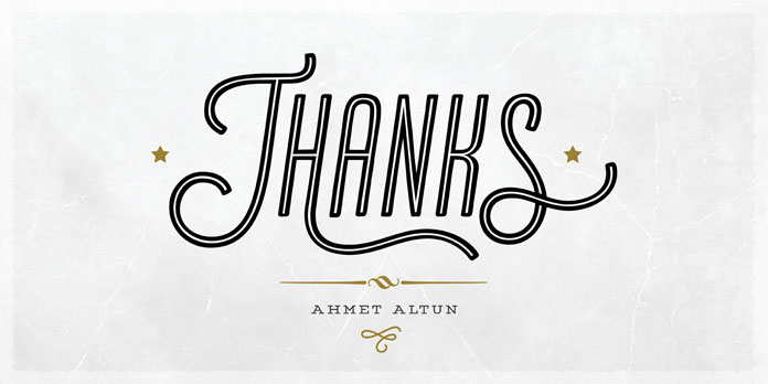 Decorative display fonts.