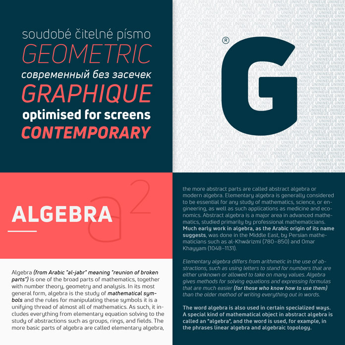 Uni Neue font