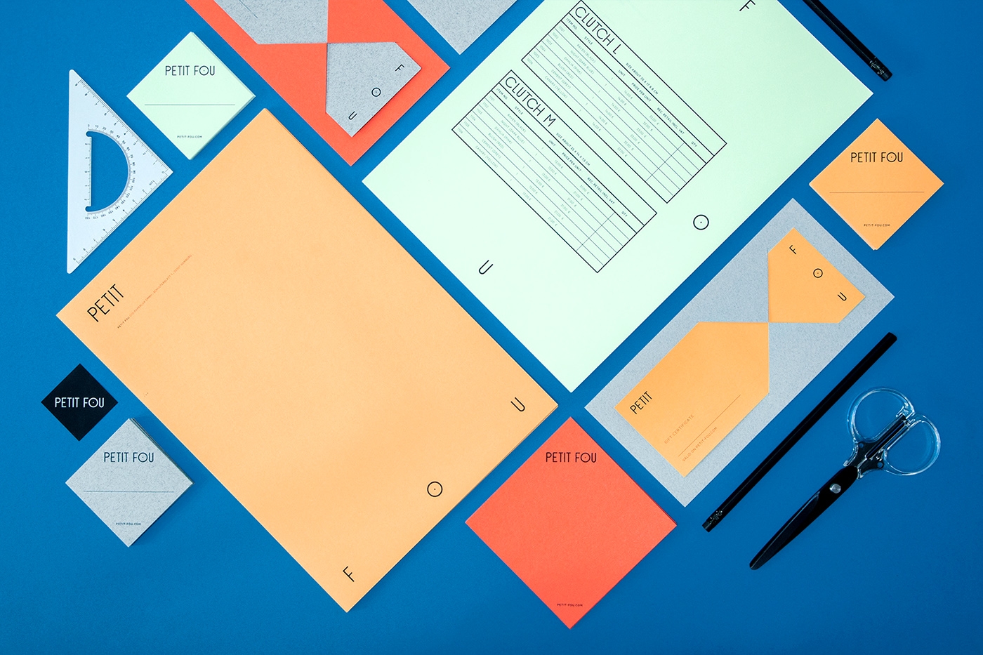 Petit Fou – corporate identity by Daniela Gilsdorf. Petit Fou – corporate identity by Daniela Gilsdorf.
