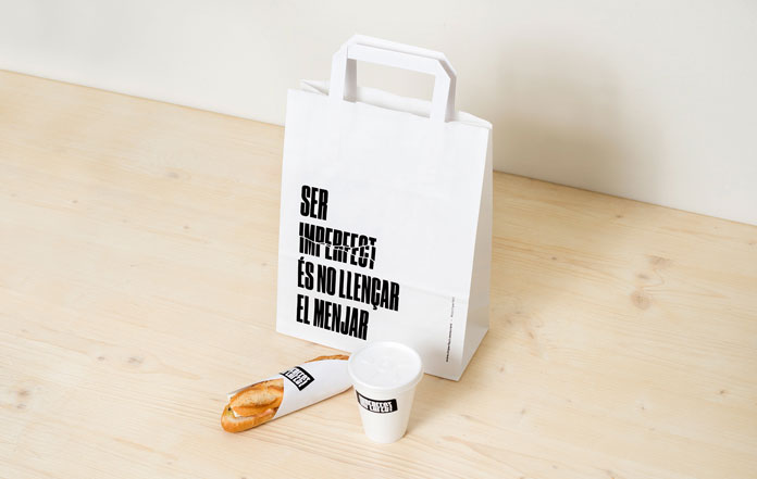 Brand identity based on imperfection.