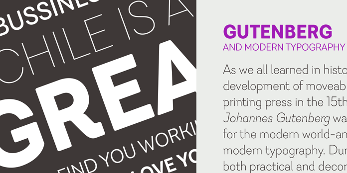 Javiera font family comes in twelve styles.