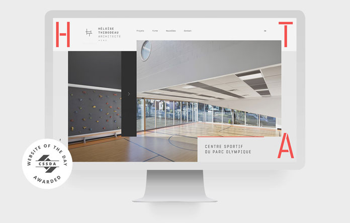 Homepage design.