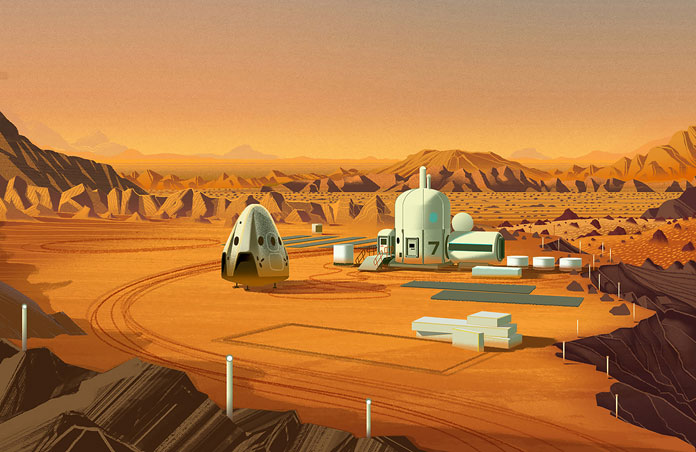 Sam Chivers, The Economist - Colonizing Mars.