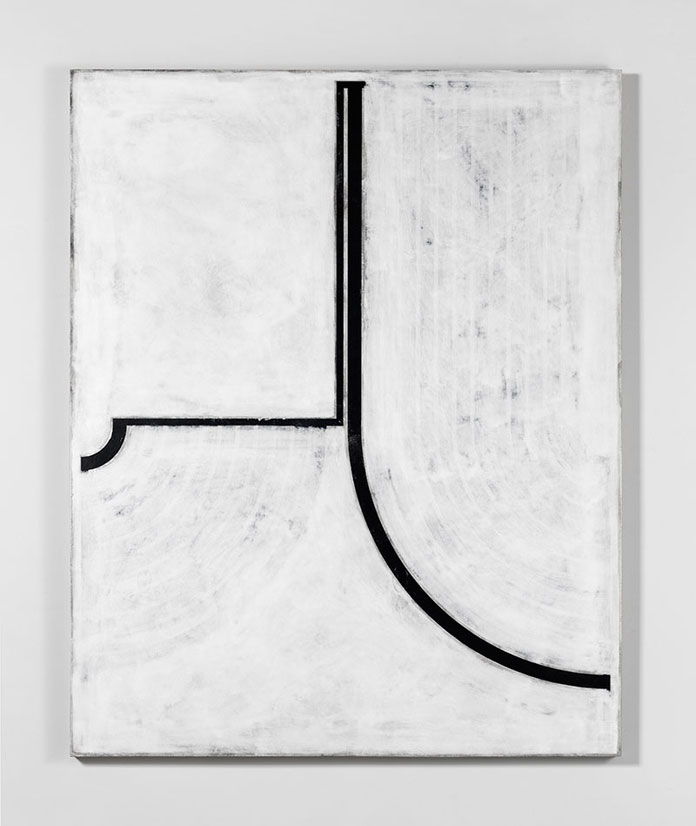 Davide Balliano, 2015, gesso, plaster and lacquer on wood, 152 x 122 cm Davide Balliano, 2015, gesso, plaster and lacquer on wood, 152 x 122 cm