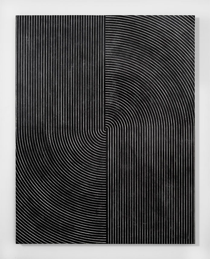 Davide Balliano, 2015, plaster, gesso and lacquer on wood, 182.8 x 142.2 cm Davide Balliano, 2015, plaster, gesso and lacquer on wood, 182.8 x 142.2 cm