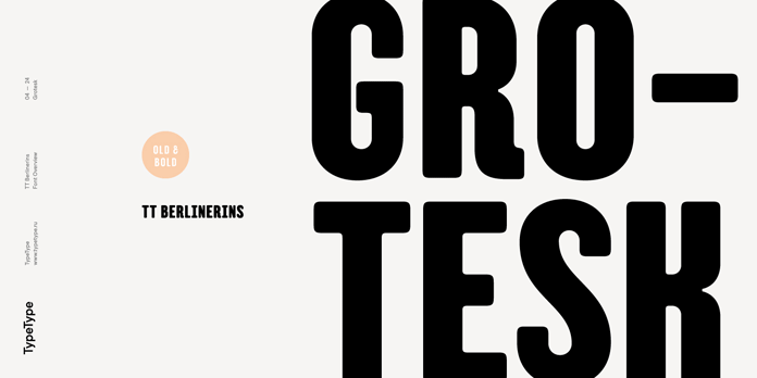 TT Berlinerins Grotesk typeface. TT Berlinerins Grotesk typeface.