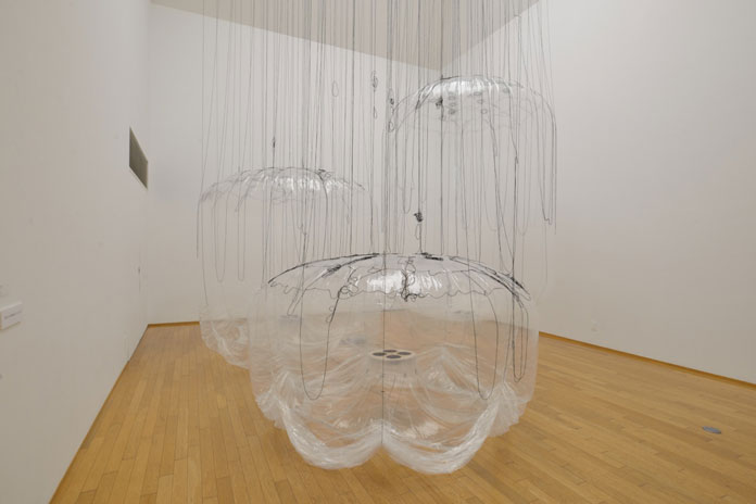 Yasuaki Onishi, creating a sense of an organic presence from inorganic material.