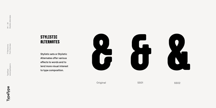 Stylistic alternates. Stylistic alternates.
