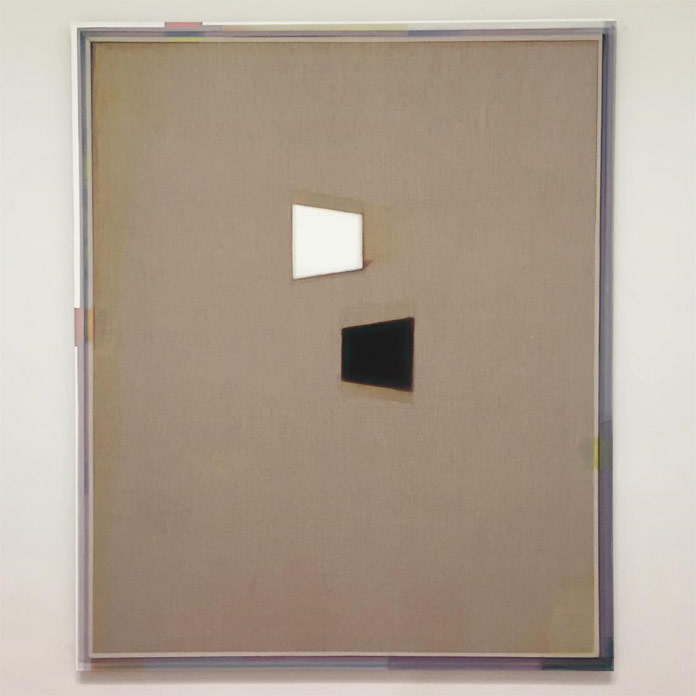 Christoph Schellberg, Unprimed with square and two shadows, 2016 Christoph Schellberg, Unprimed with square and two shadows, 2016