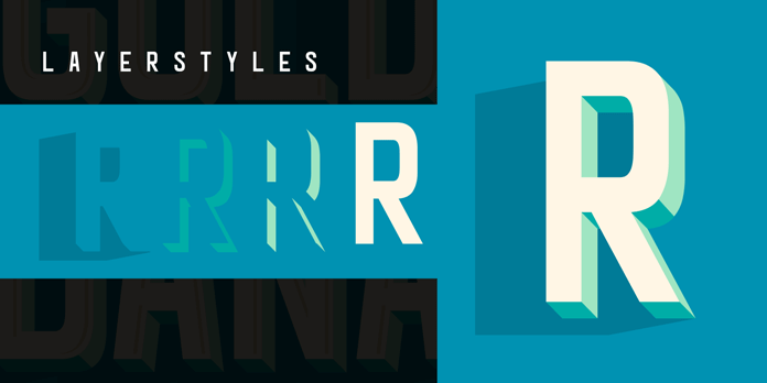 Multiple layer styles.