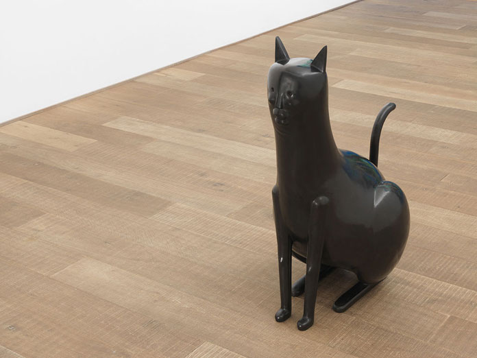 Nicolas Party, Cat bronze sculpture.