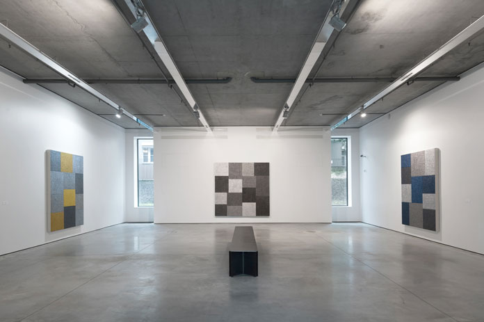 Peter Halley at Gary Tatintsian Gallery.