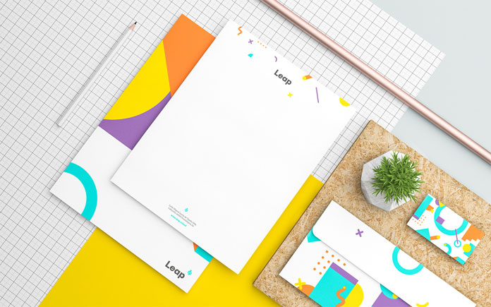 Stationery design. Stationery design.