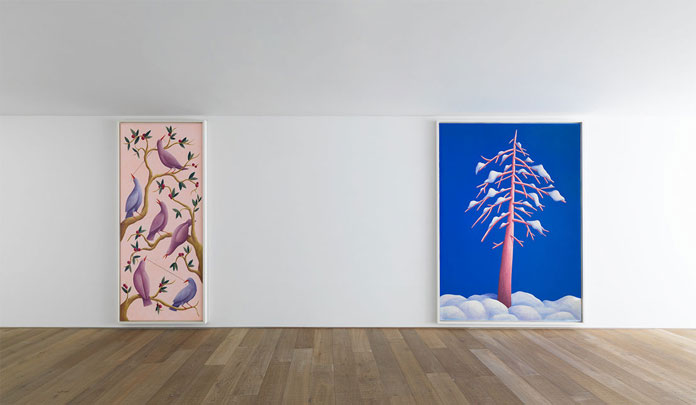 Nicolas Party, Exhibition view at Xavier Hufkens gallery.