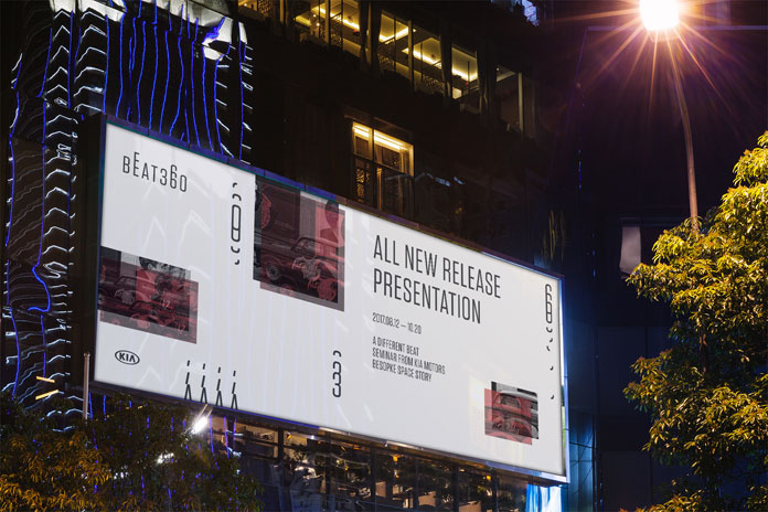 BEAT360, billboard design.