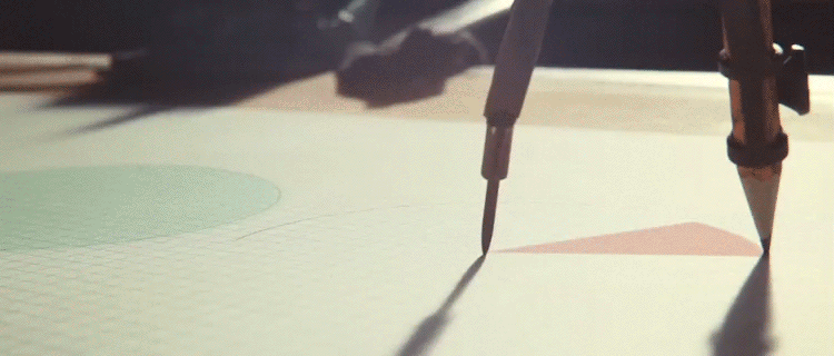 The colored circles of Maurice Binder's design for Dr. No.