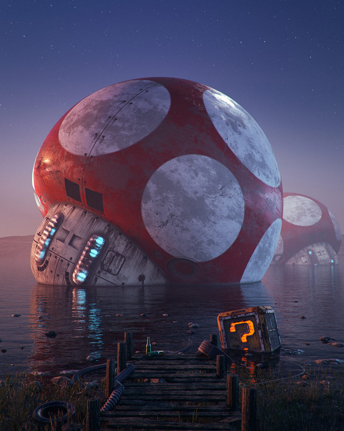 Super Mario, Power Up Mushroom