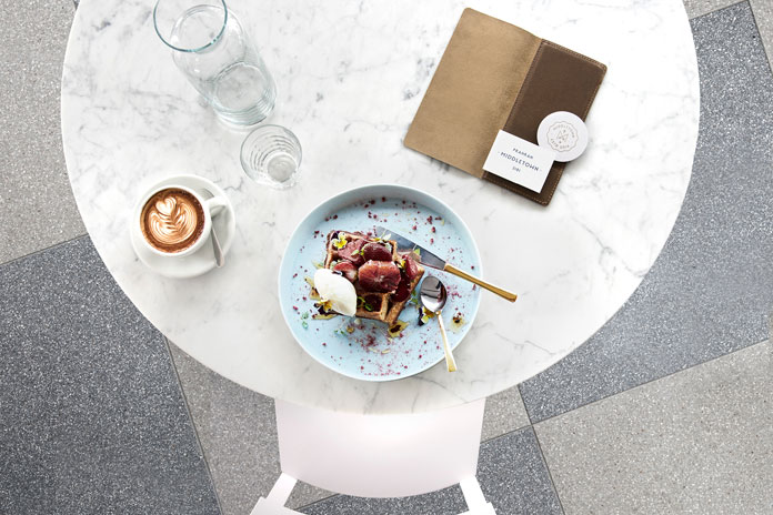 Delicious food and good coffee.