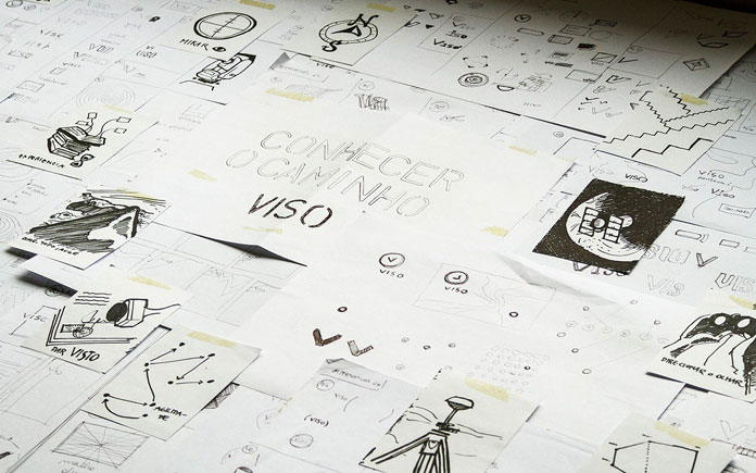 Brainstorming and first scribbles.