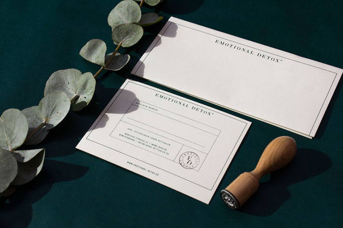 Clean graphic design.