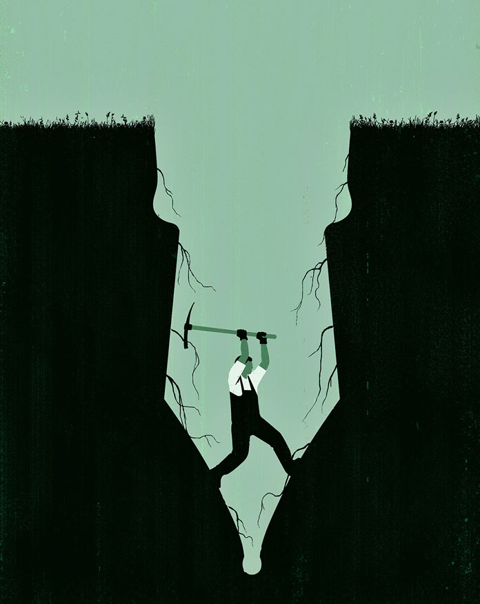 Joey Guidone, digging deep.