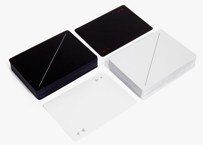 MINIM, a deck of playing cards by design practice Joe Doucet.