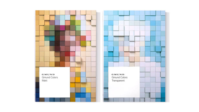 Each an expression of the four surface finishes.