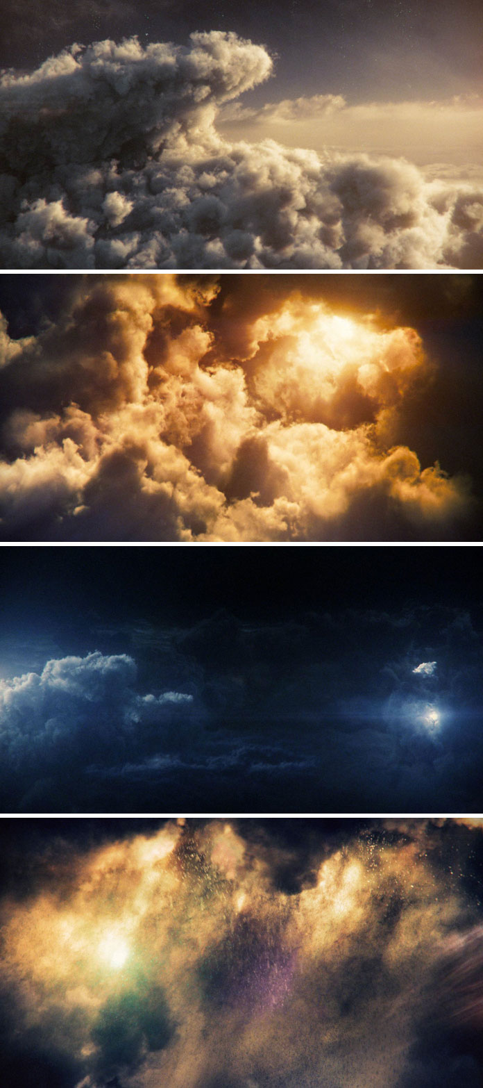 Stills from Broken Angel - episode 3.5, an audio generated VFX by Dave Webster.
