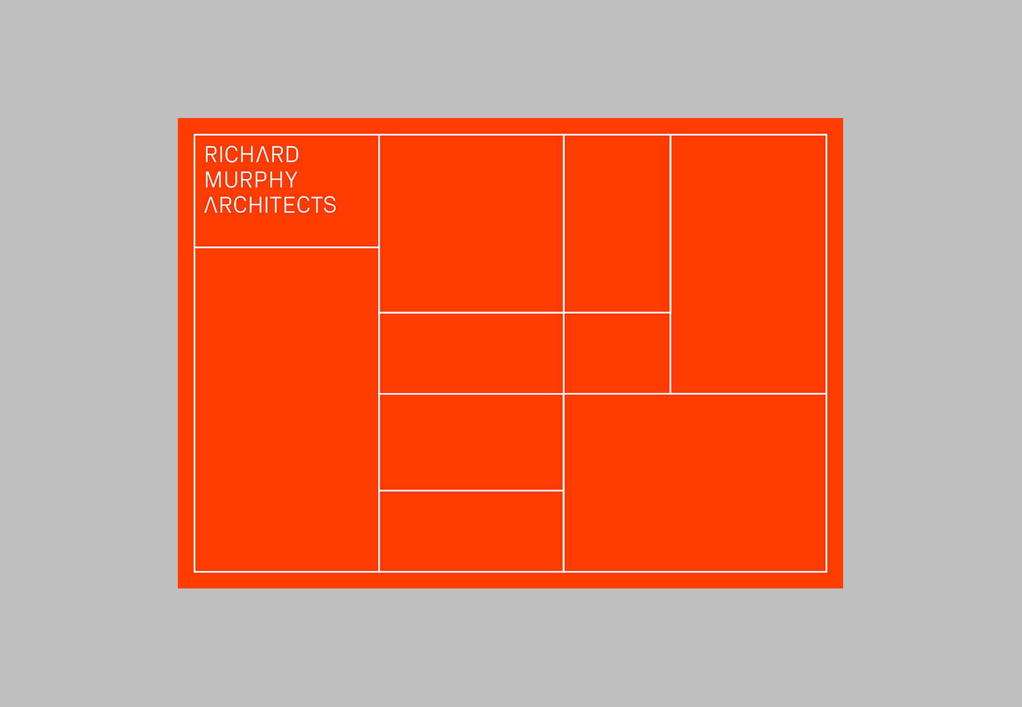New visual identity for multi-award winning architectural practice Richard Murphy Architects. New visual identity for multi-award winning architectural practice Richard Murphy Architects.