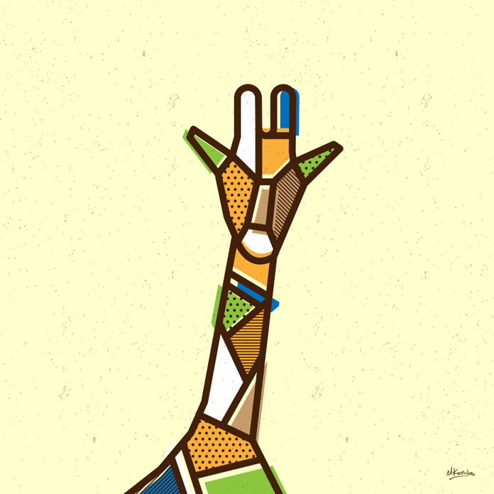 Abstract Giraffe Abstract Giraffe