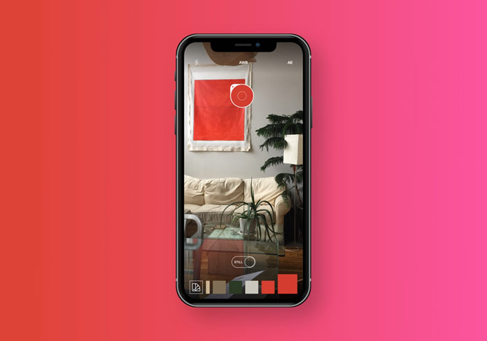 Swatches color picker iOS app.