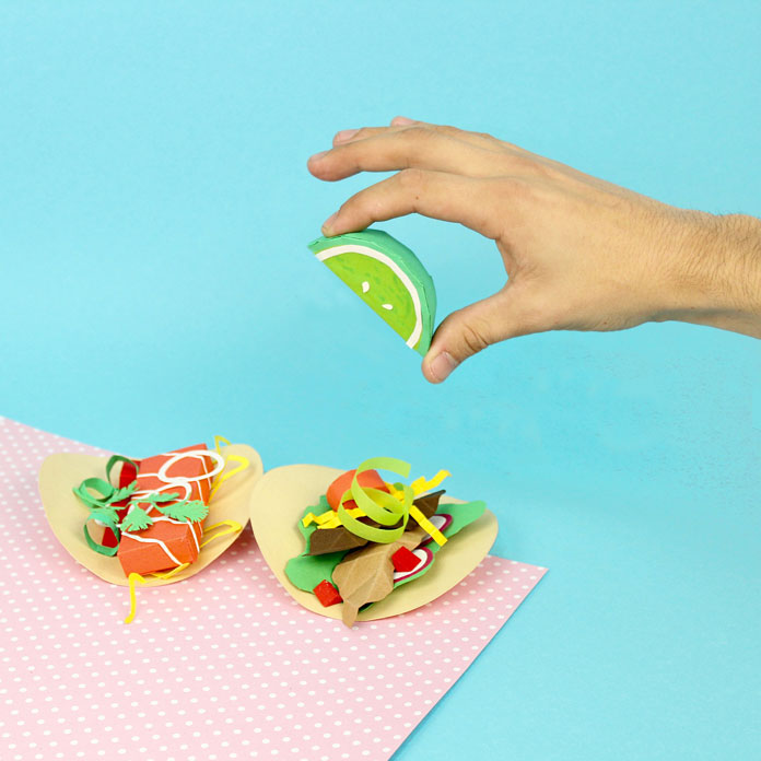 Making some wraps.
