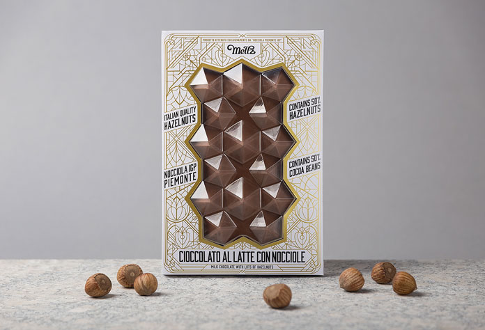 Meltz Chocolates graphic design, packaging, and product design by Foxtrot Studio.