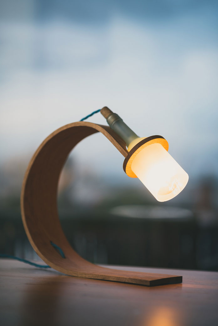 Quercus mk2. – unique desk lamp design by Max Ashford of product studio Greeb