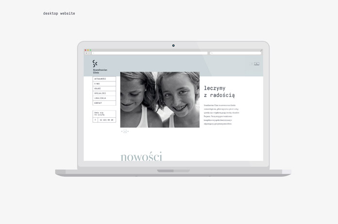Desktop website.