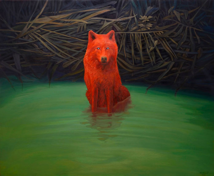 Artist Mladen Vračarić, Zone, 120 x- 100 cm, oil on canvas, 2013 Artist Mladen Vračarić, Zone, 120 x- 100 cm, oil on canvas, 2013
